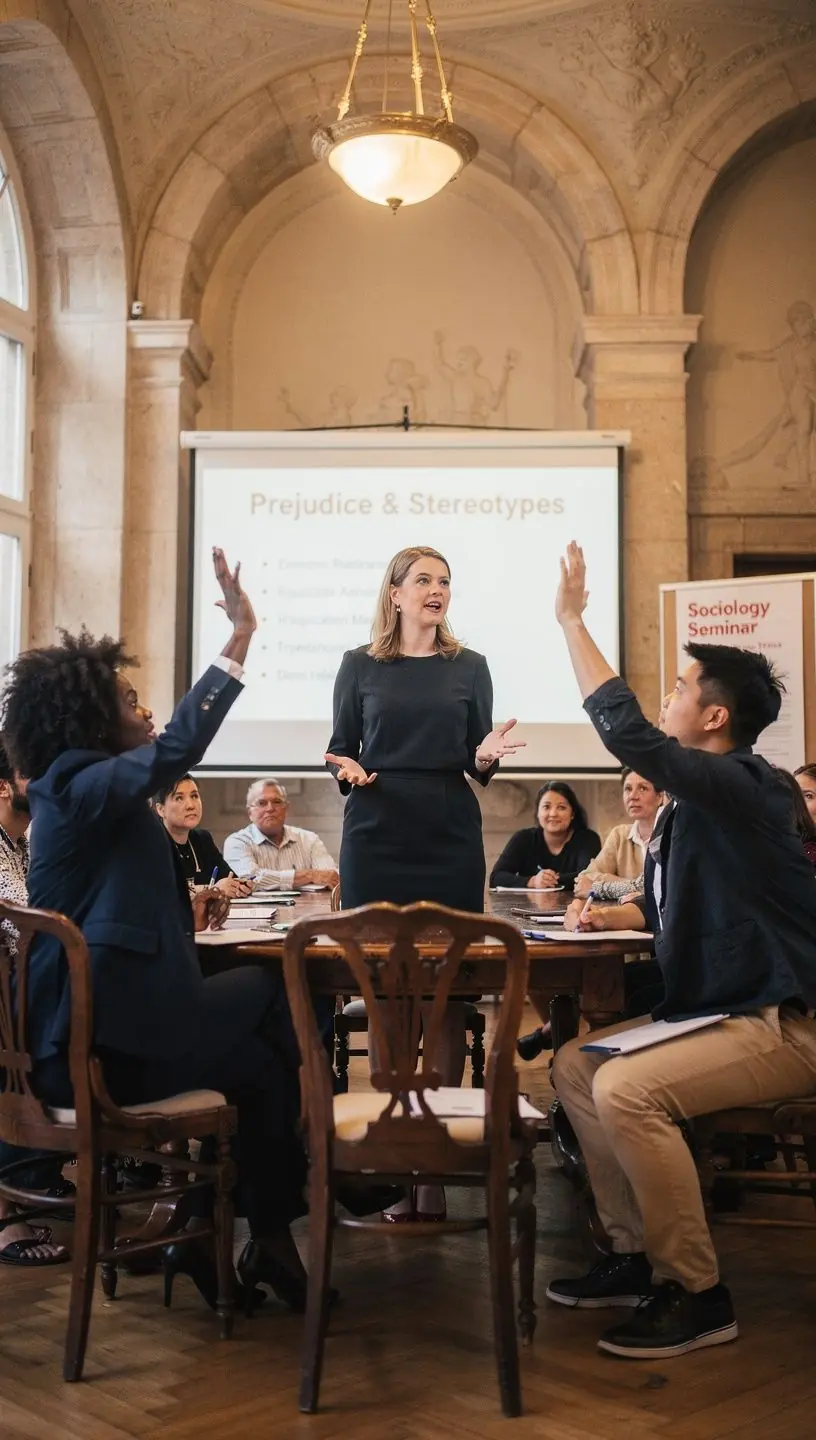 Studierende, die an einem Online-Kurs zur Sozialstruktur und Ungleichheit teilnehmen, während sie an Laptops arbeiten.